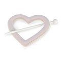 Fermatenda a cuore rosa (kit da 10)
