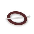 Fermatenda ovale bordeaux (kit da 10)