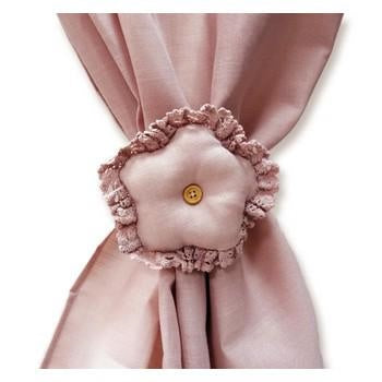 Fermatenda a fiore rosa, 11x11 cm (kit da 10)