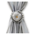 Fermatenda tondo grigio, 11x11 cm (kit da 10)
