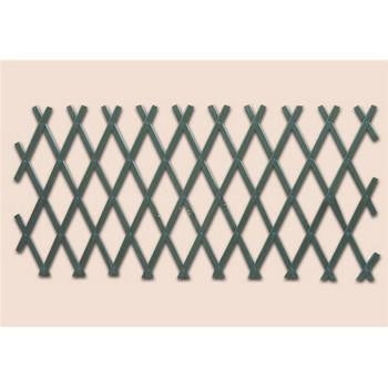 Griglia rettangolare in plastica verde, 50x200 cm (kit da 10)