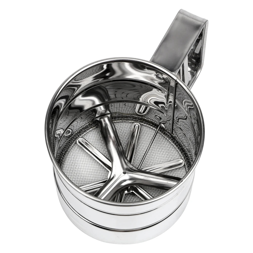 Setaccio spargizucchero in acciaio inox per dolci – dettaglio 2