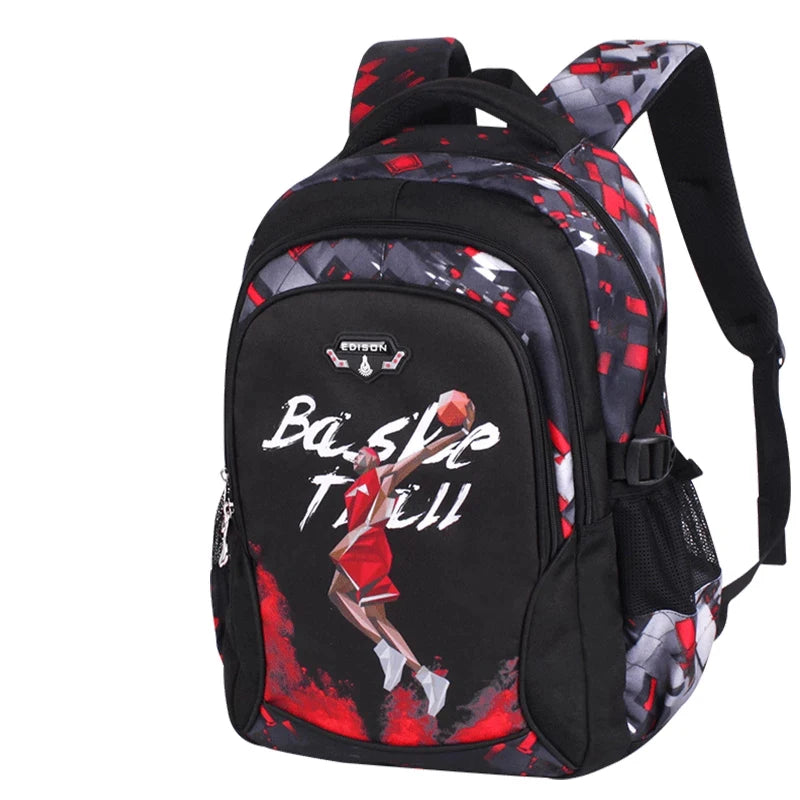 Zaino da basket per ragazzi, due misure, tasche interne con zip – dettaglio 4
