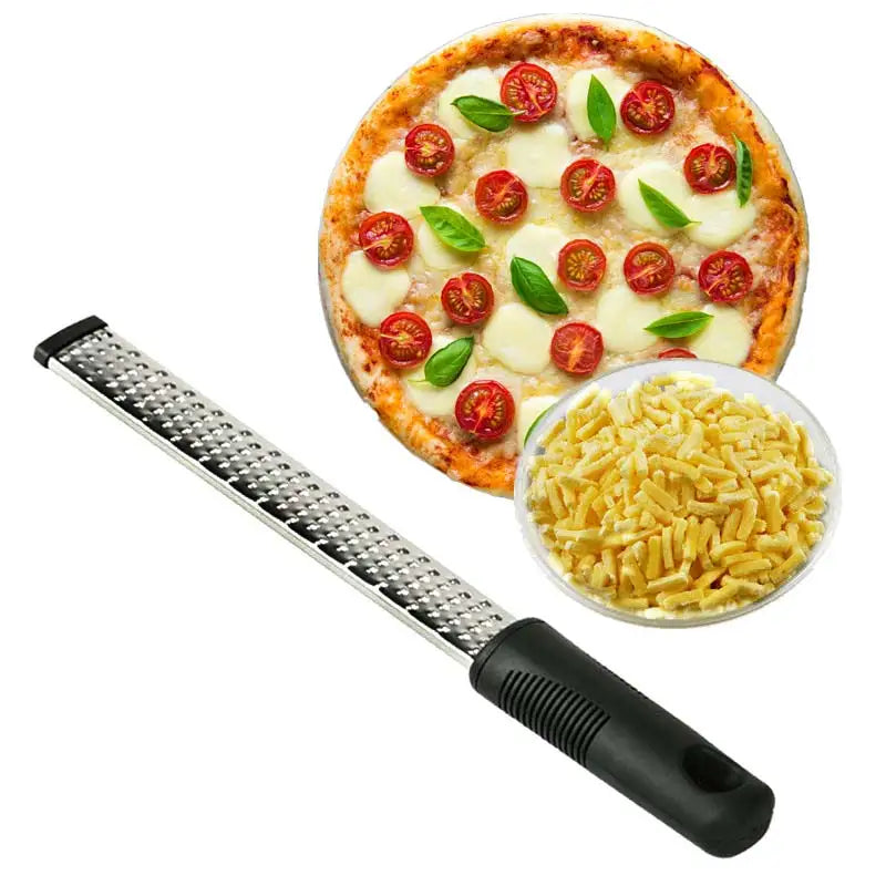 Grattugia e zester multifunzione in acciaio inox da 12 pollici – dettaglio 1