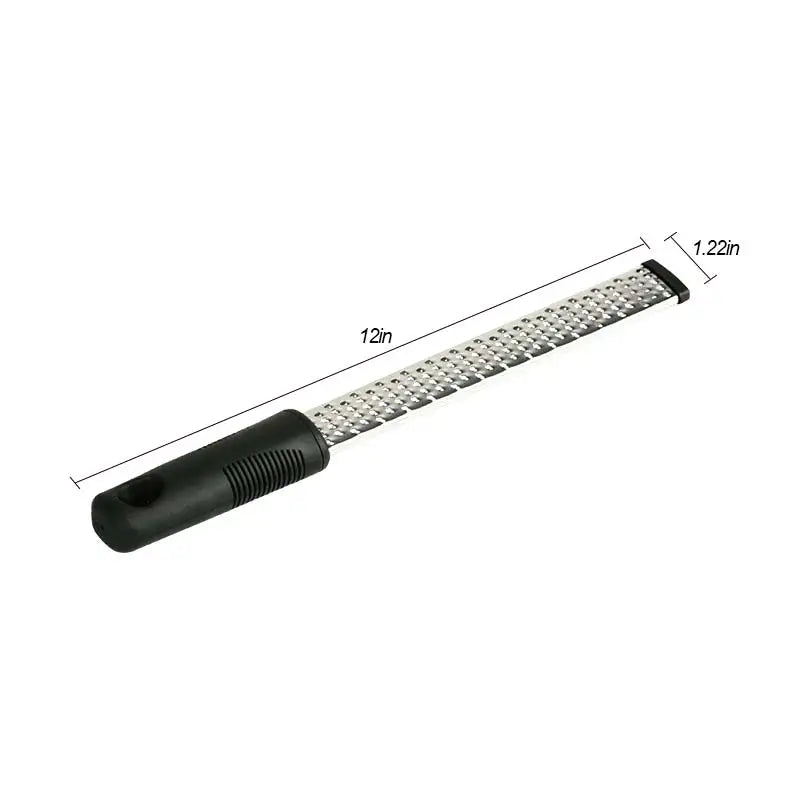 Grattugia e zester multifunzione in acciaio inox da 12 pollici – dettaglio 3