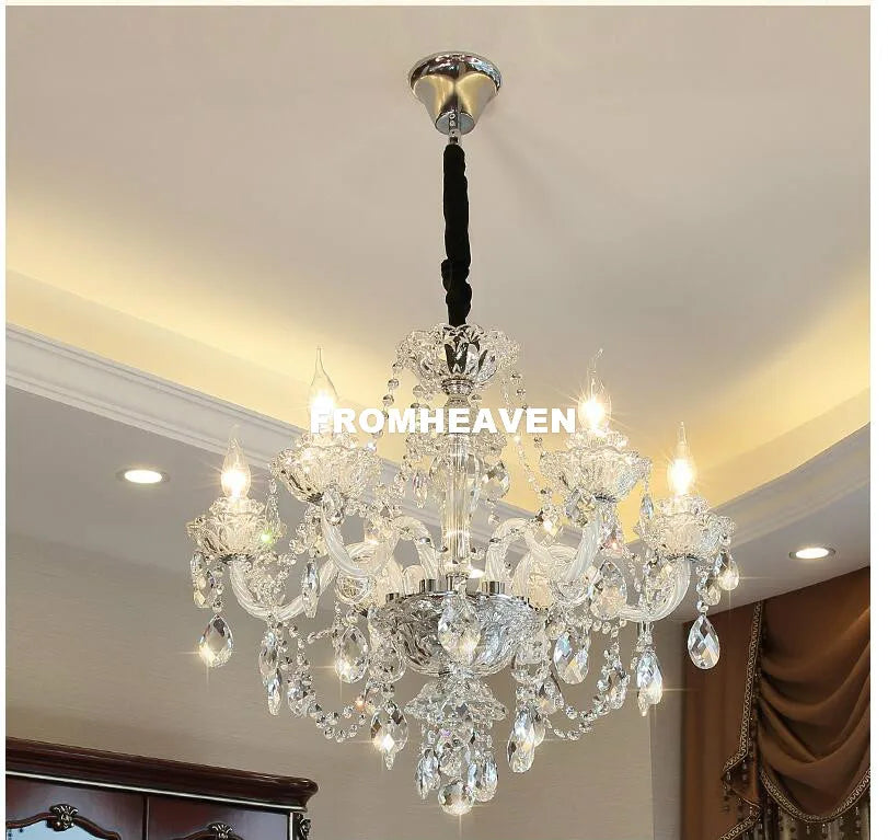 Lampadario in cristallo, da 3 a 10 luci o applique – dettaglio 5