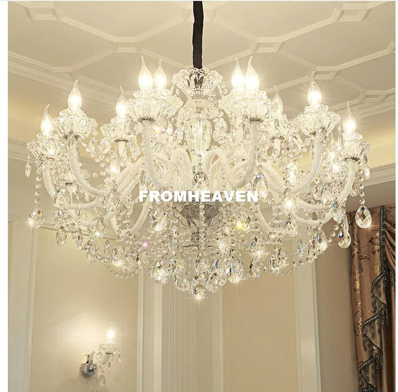 Lampadario in cristallo, da 3 a 10 luci o applique – dettaglio 2