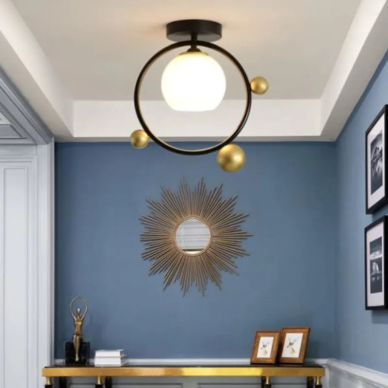 Lampadario piccolo con uccelli per ingresso e corridoio – dettaglio 3