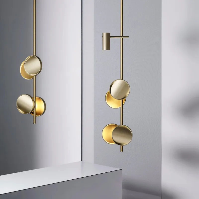 Lampadario a disco con striscia luminosa, 3 stili – dettaglio 4