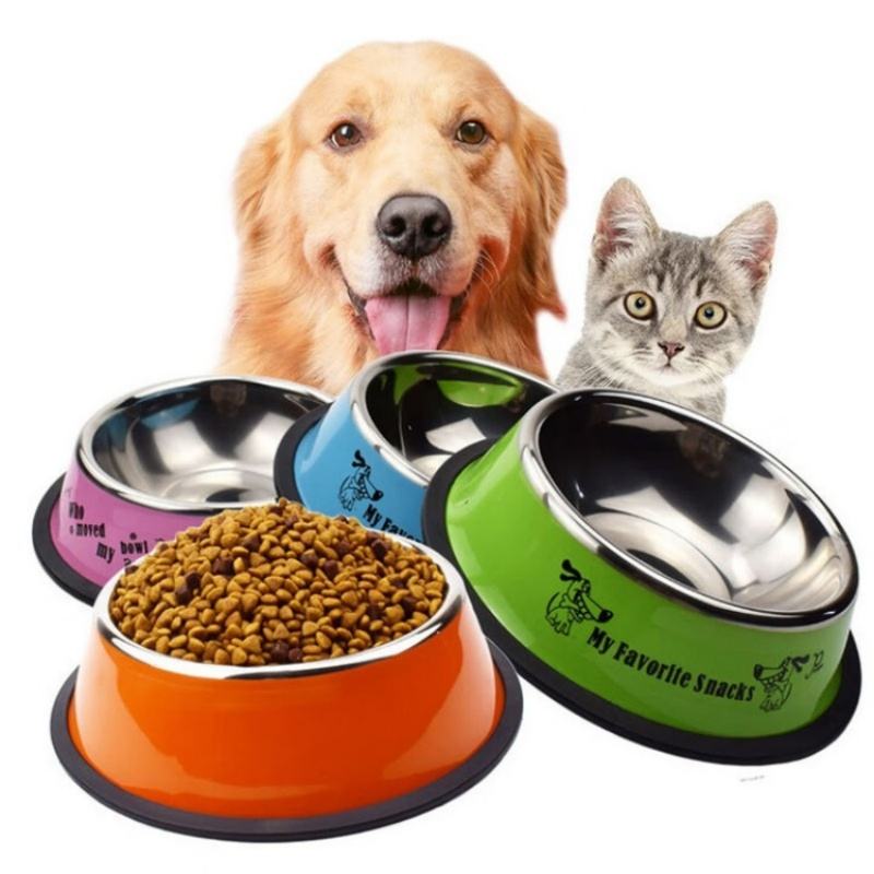 Ciotola in acciaio inox antiscivolo per cani e gatti – foto 4
