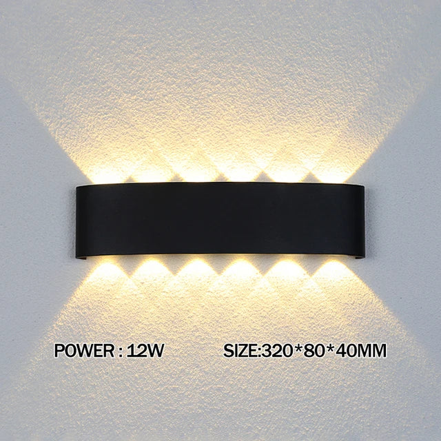 Applique LED da parete IP65 per interni ed esterni, 4-12W – dettaglio 16