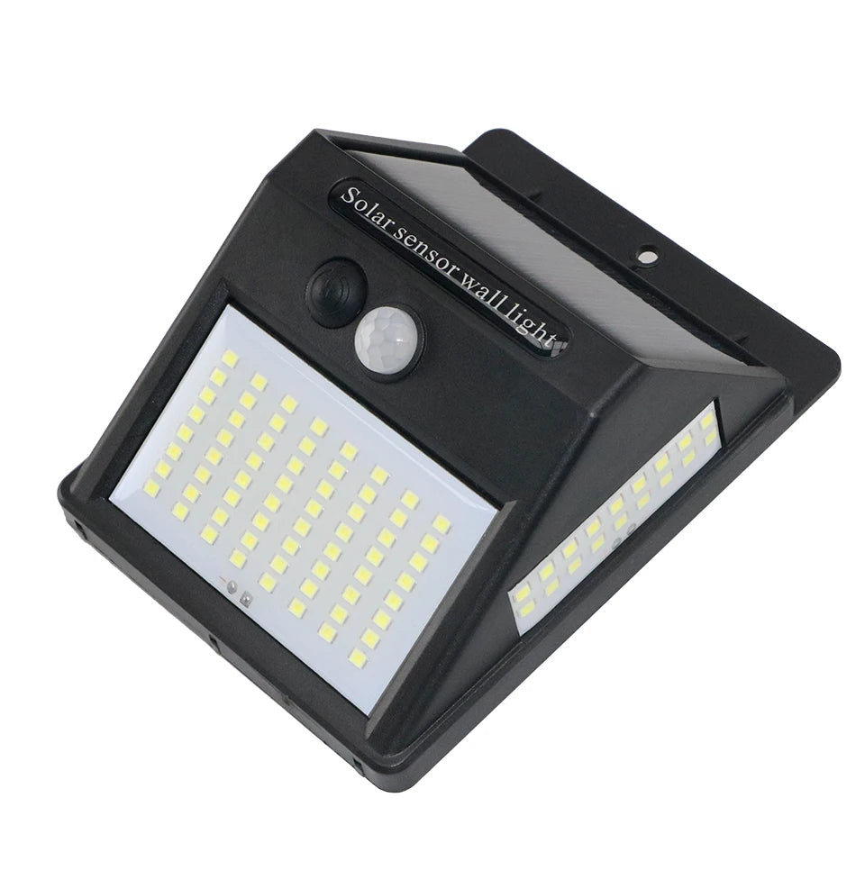 Lampada solare da esterno con sensore di movimento, 100 LED – dettaglio 1