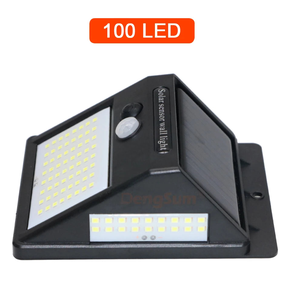 Lampada solare da esterno con sensore di movimento, 100 LED – dettaglio 4