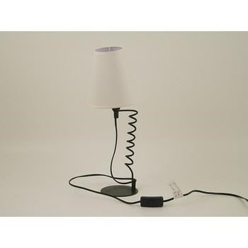 Lampada in ferro nero Molla, H41 cm (kit da 5)