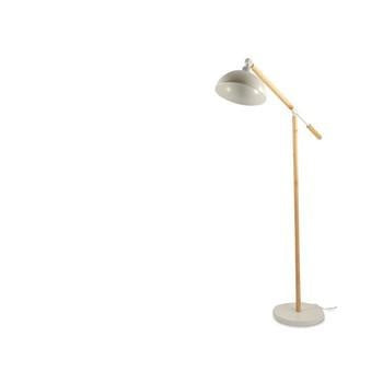 Lampada da terra ferro bia legno nat