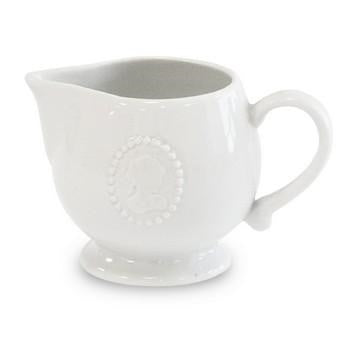 Lattiera in porcellana bianca Cammeo, 12x7H7 cm (kit da 10)