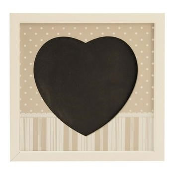 Lavagnetta cuore legno righe marr e poi