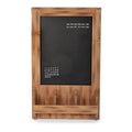 Lavagnetta con 3app legno marrone, 42x69 cm