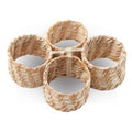 Legatovaglioli in rattan, Ø5x3,5 cm (kit da 10)