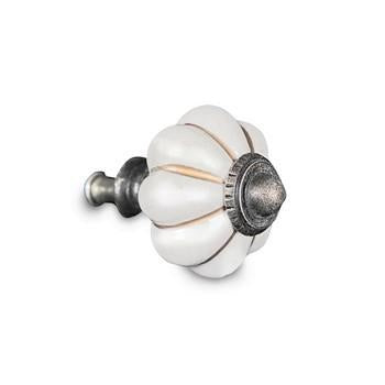 Maniglia rotonda in ceramica (kit da 10)