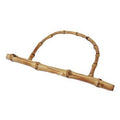 Maniglia per borsa in bambù, 24x14 cm (kit da 10)