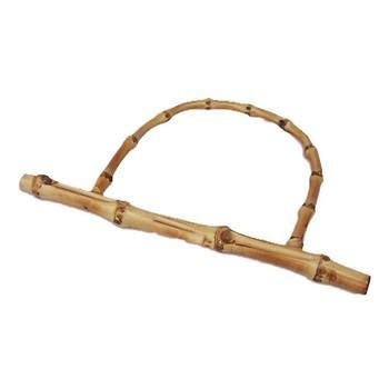 Maniglia per borsa in bambù, 24x14 cm (kit da 10)