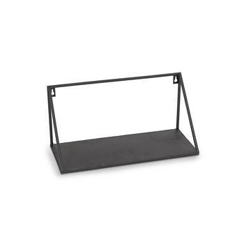 Mensola 1p ferro nero, 40x17x20 cm