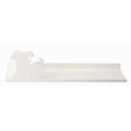 Mensolina cane bianca, 40x10,5x8 cm