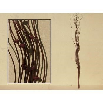 Mazzo marrone con perle in legno, 10 pezzi per mazzo (kit da 10)
