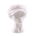 Cappello modello monello in lino bianco 100%