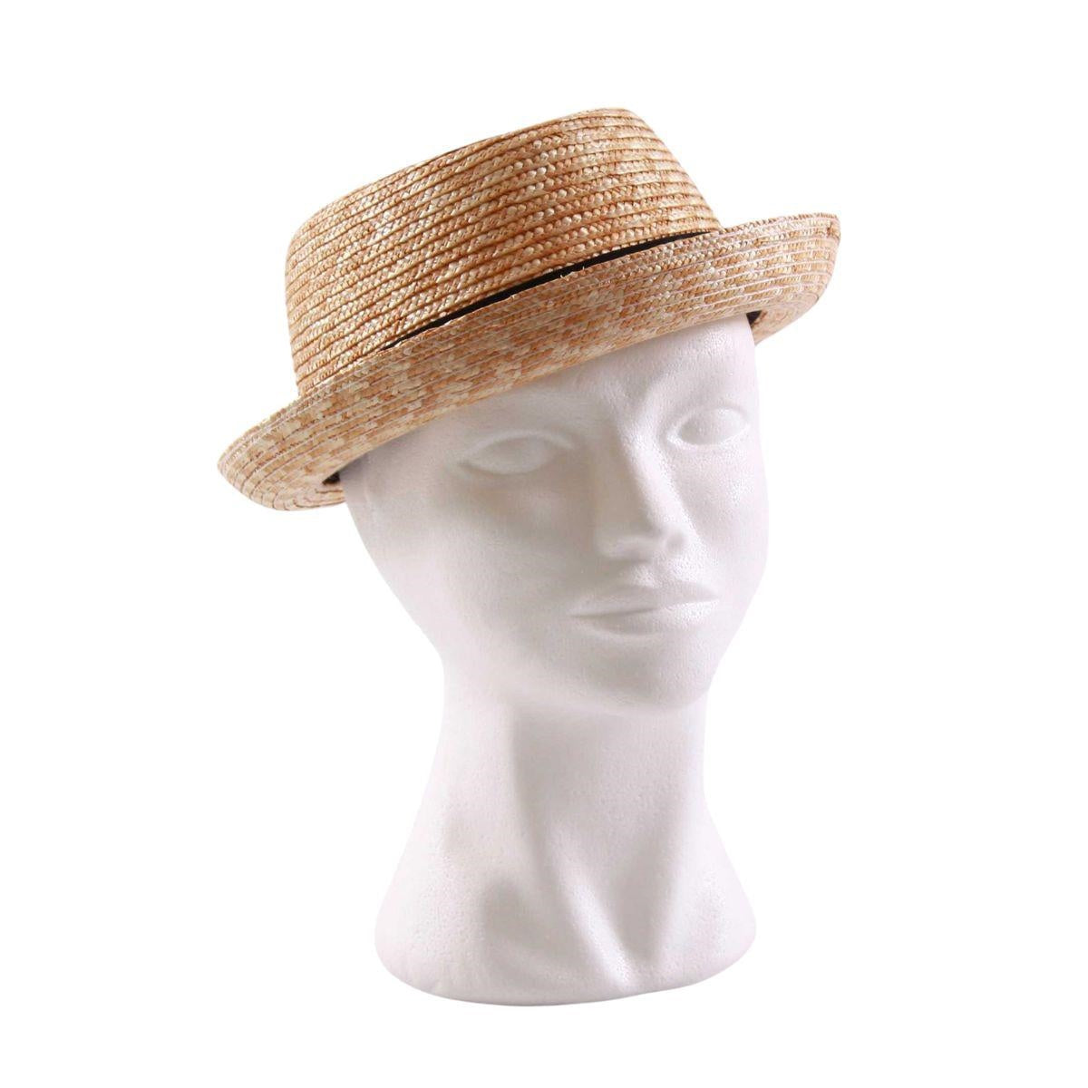 Cappello in paglia naturale