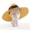 Cappello in paglia naturale giallo