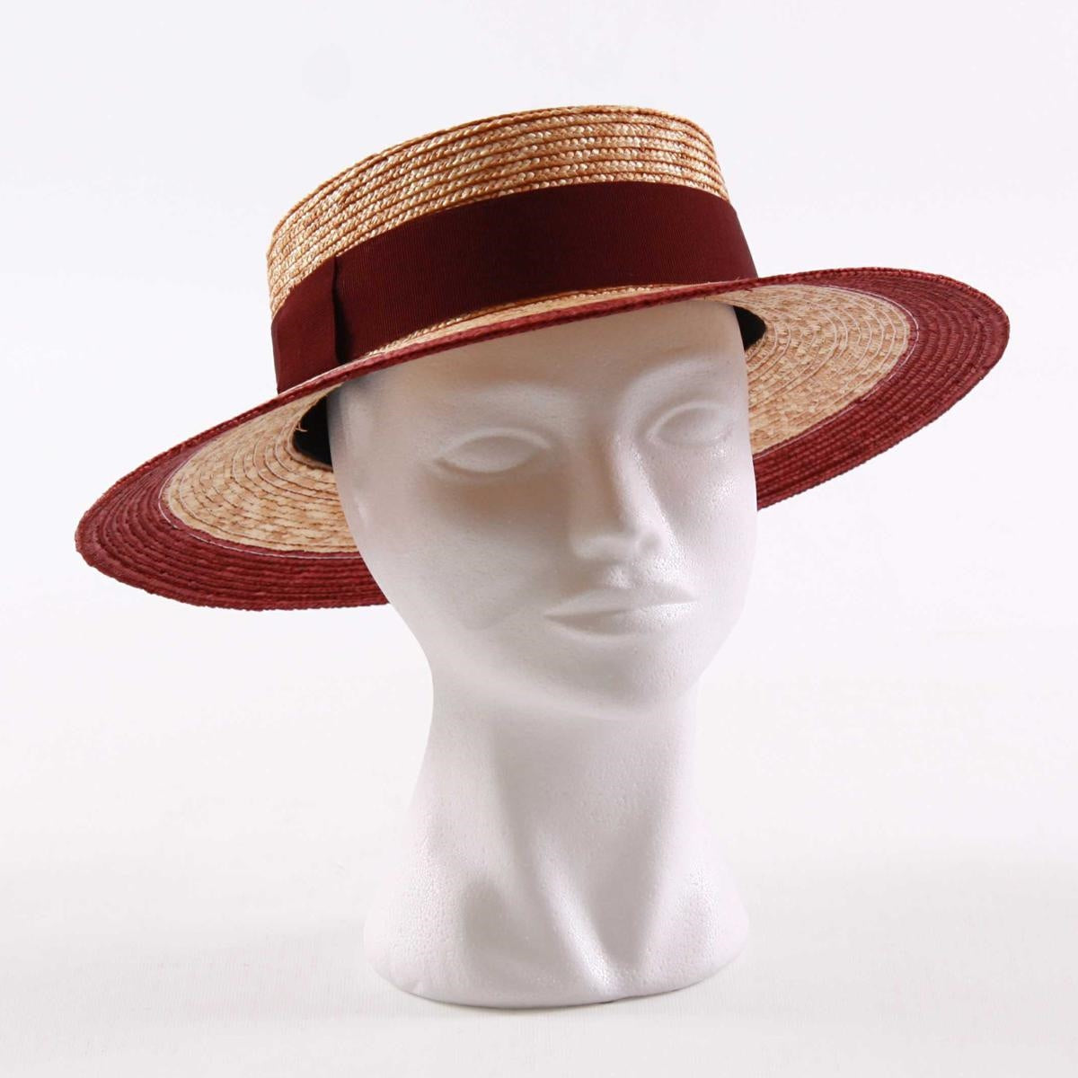 Cappello in paglia naturale