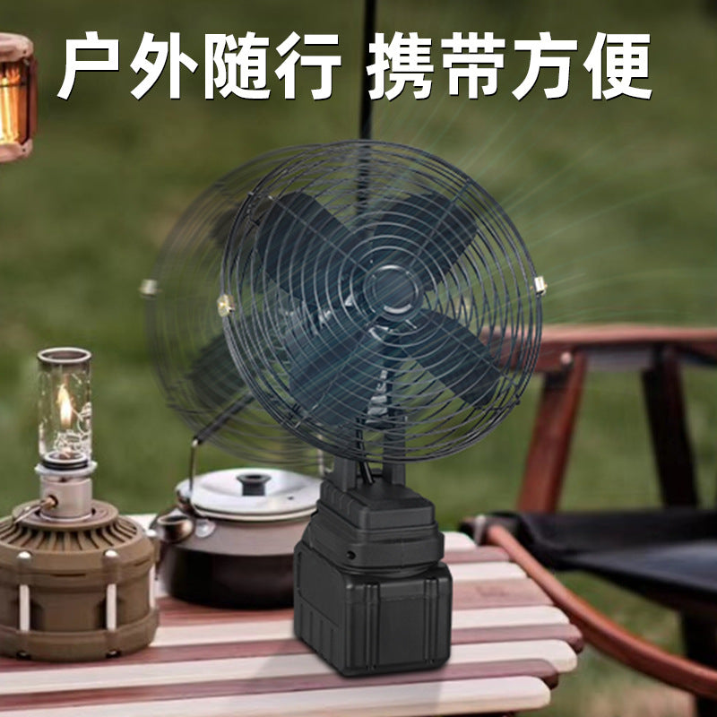Ventilatore portatile 8 pollici a batteria, casa e campeggio – foto 4