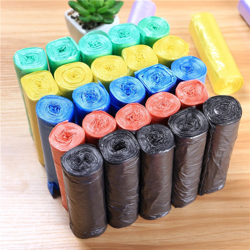 Sacchi spazzatura in rotolo 45x50 cm, 6 colori – dettaglio 1