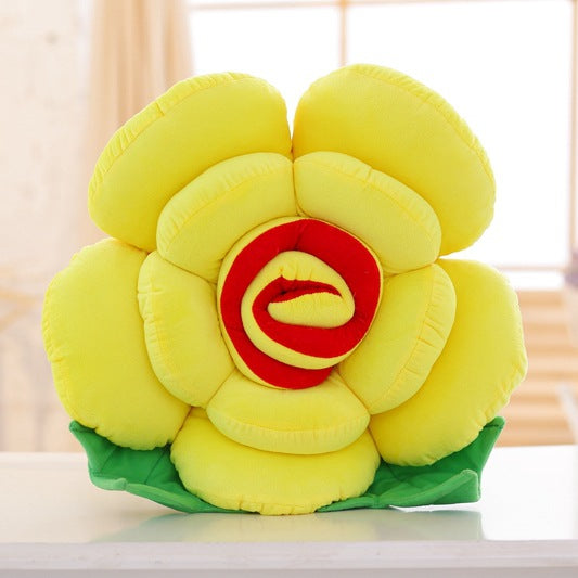 Cuscino peluche a forma di rosa 3D per divano – foto 4