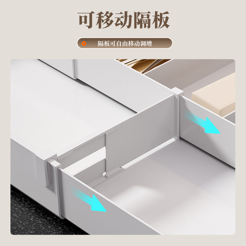 Organizer da cassetto estensibile con tre scomparti posate – dettaglio 3