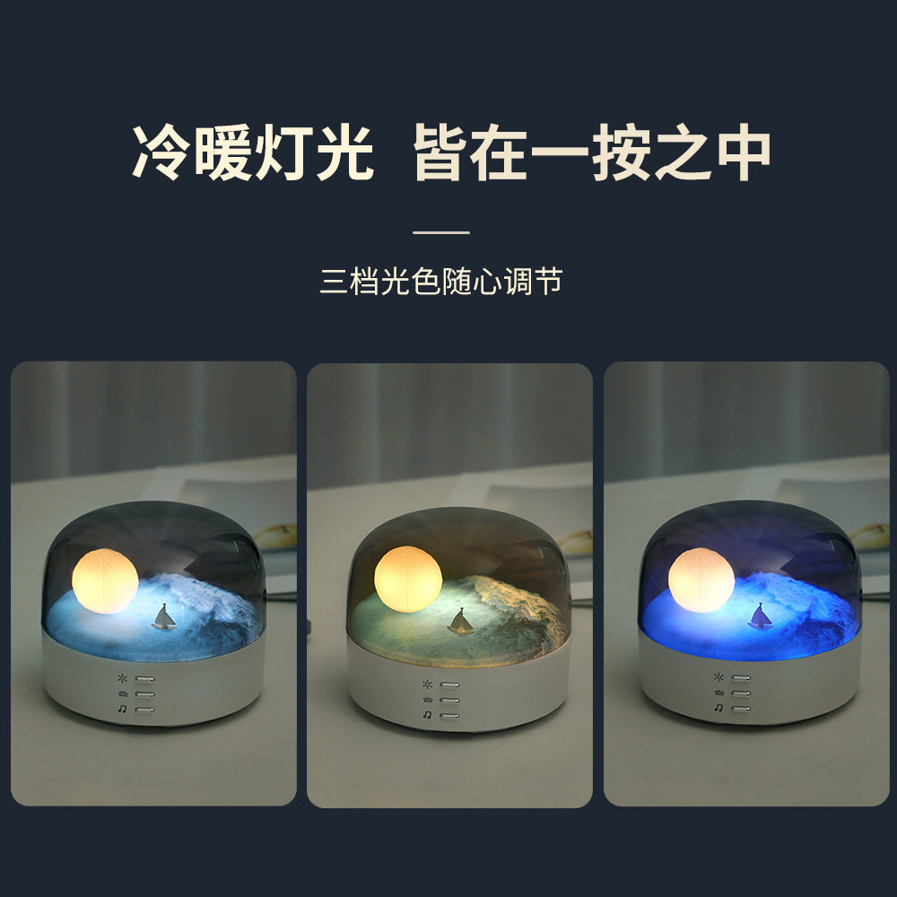 Luce notturna luna con cassa Bluetooth – foto 3