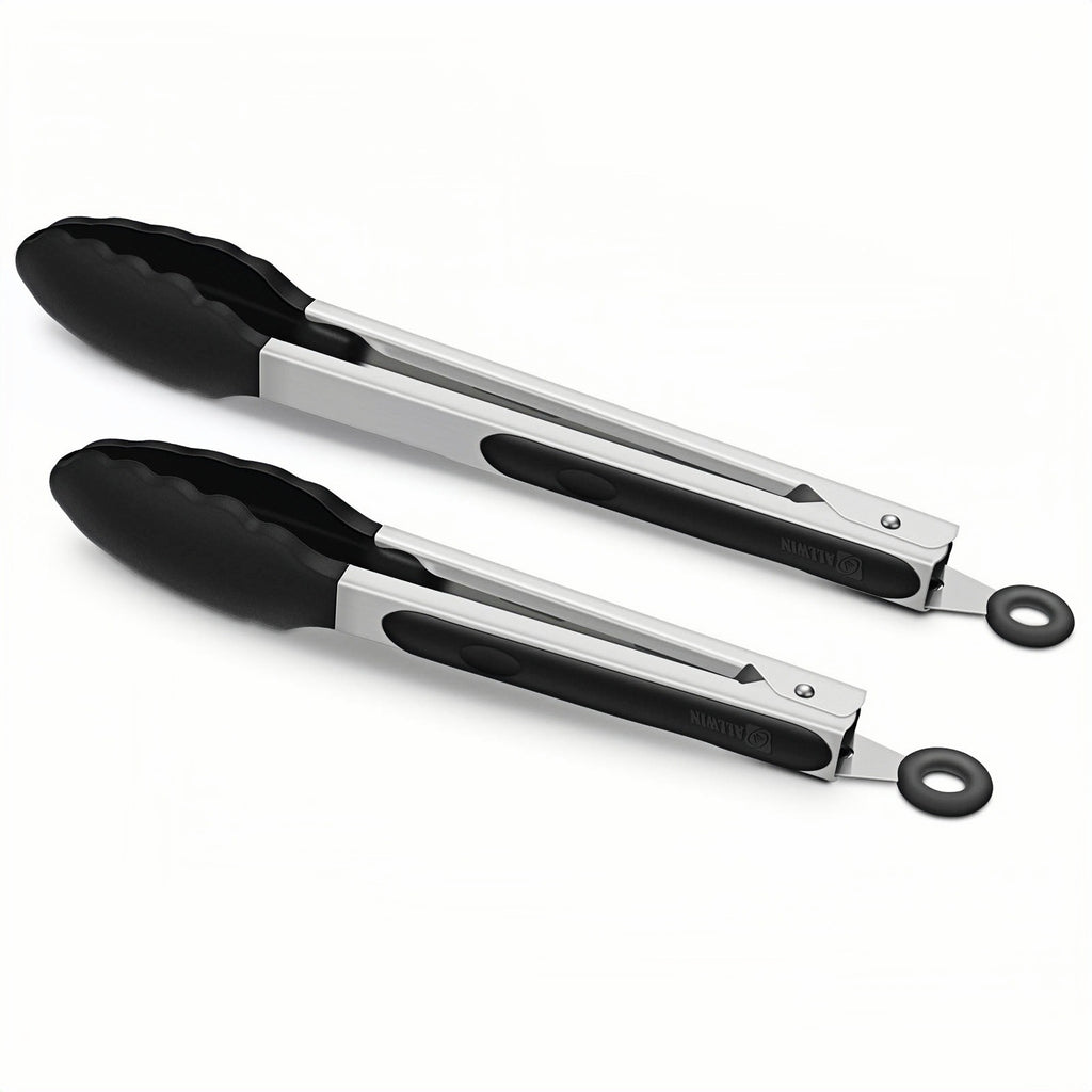 Pinza da cucina in silicone e acciaio, 18, 23 e 30 cm – dettaglio 1