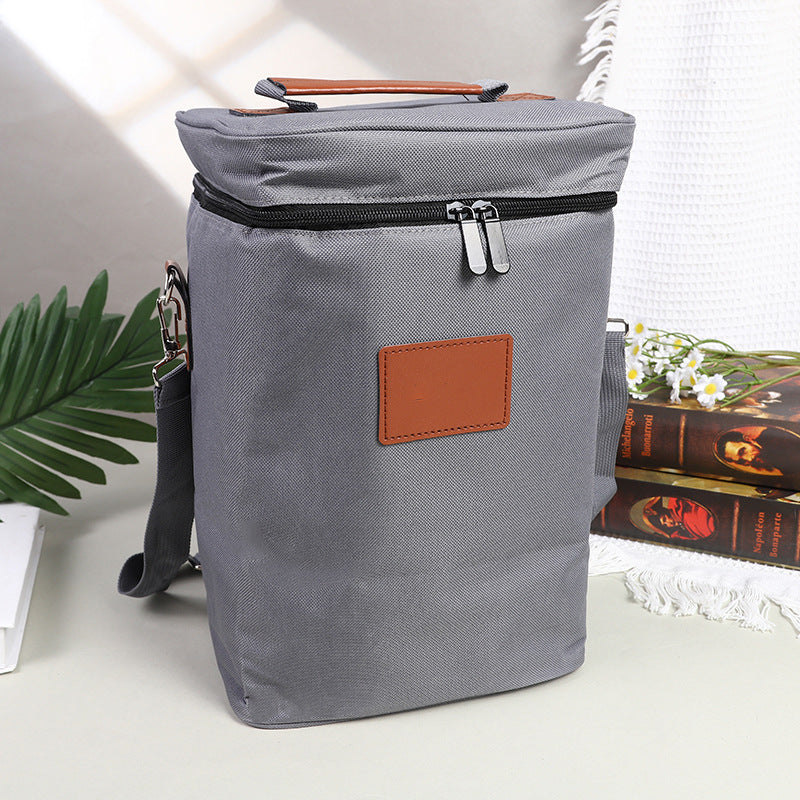 Borsa termica per 4 bottiglie di vino da picnic – dettaglio 6