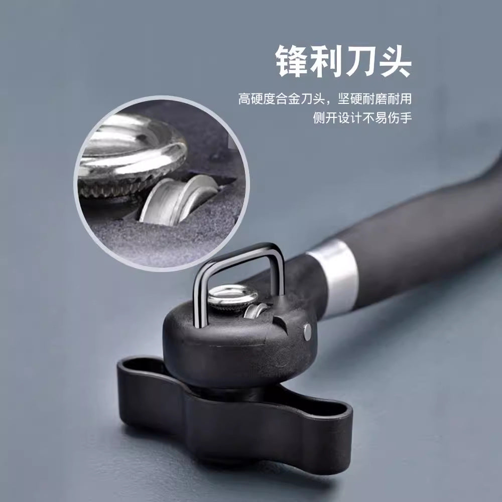 Apriscatole manuale a leva con apribottiglie integrato – dettaglio 2