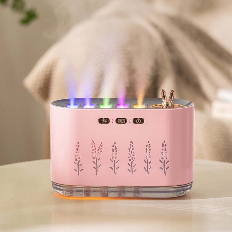Umidificatore con aromaterapia e luce colorata – foto 5