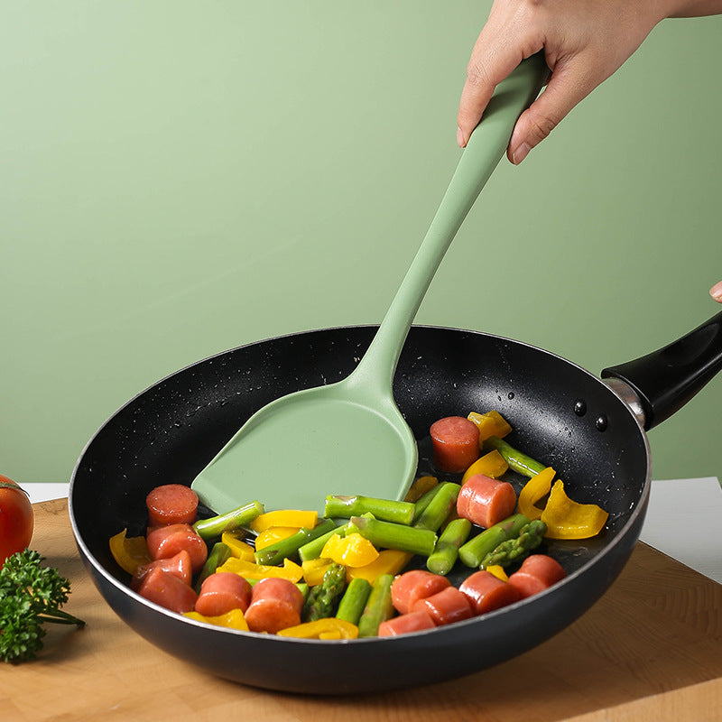 Utensili in silicone verde avocado, set 5 pezzi – dettaglio 2