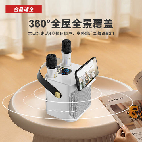 Cassa Bluetooth karaoke con microfono senza fili – foto 2