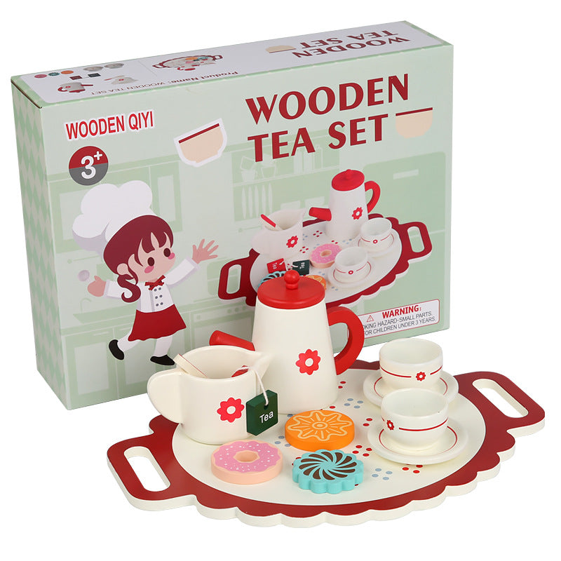 Cucina giocattolo in legno: caffè, tostapane, frullatore – dettaglio 3