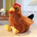 Cuscino peluche a forma di gallina, morbido e decorativo – foto 6