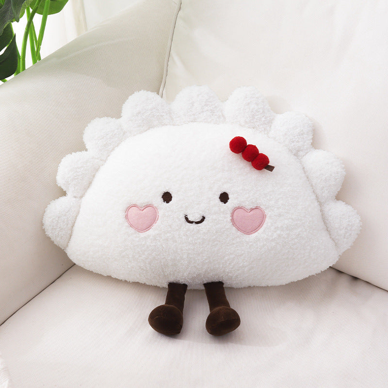 Cuscino peluche leone portafortuna, decoro per divano