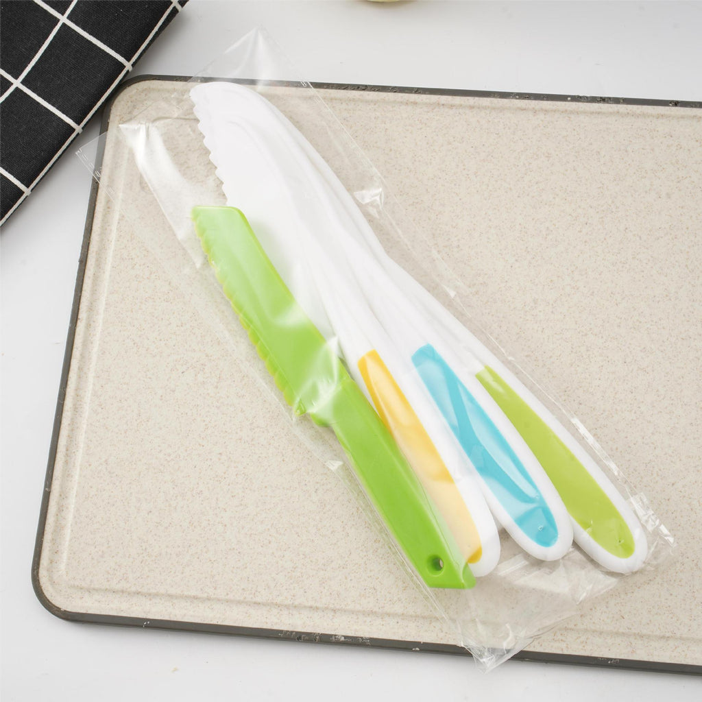 Coltelli in plastica per bambini, set da 3 o 4 pezzi – dettaglio 6