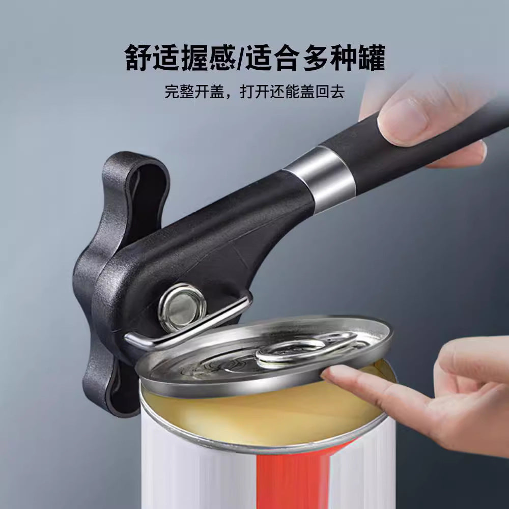 Apriscatole manuale a leva con apribottiglie integrato – dettaglio 1
