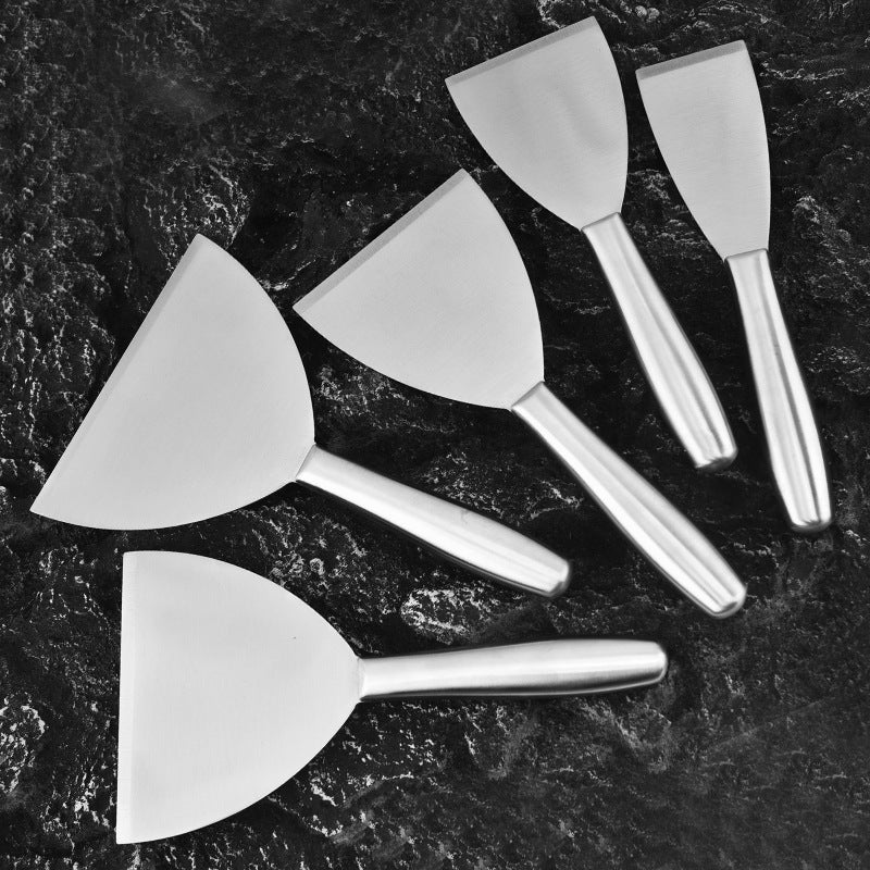 Spatola da teppanyaki in acciaio inox, cinque larghezze